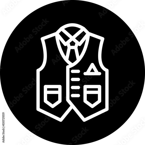 Vector Design Coat Vest Icon Style