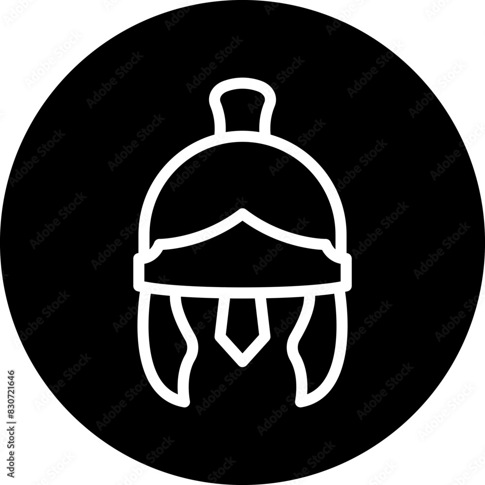 Vector Design Roman Helmet Icon Style Vector Design Roman Helmet Icon Style