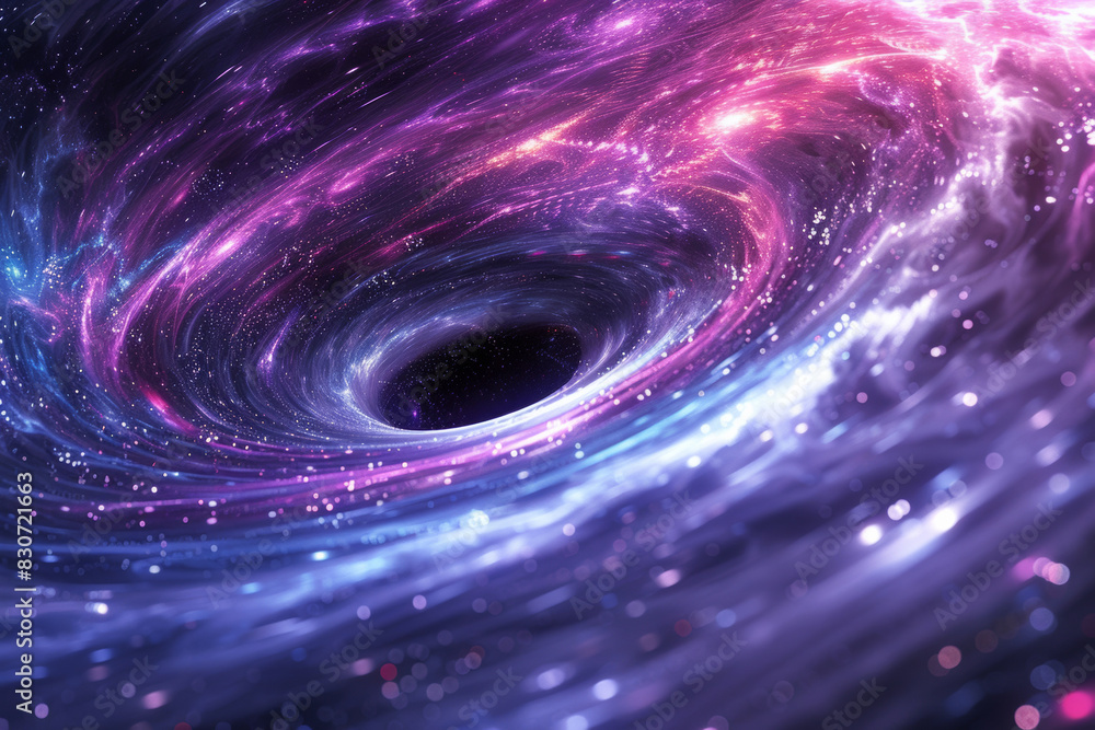 circle stars and galaxy in space, science and technology background circle stars and galaxy in space, science and technology background