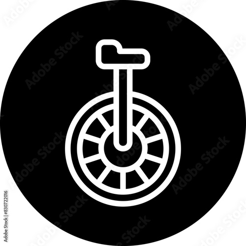 Vector Design Monocycle Icon Style