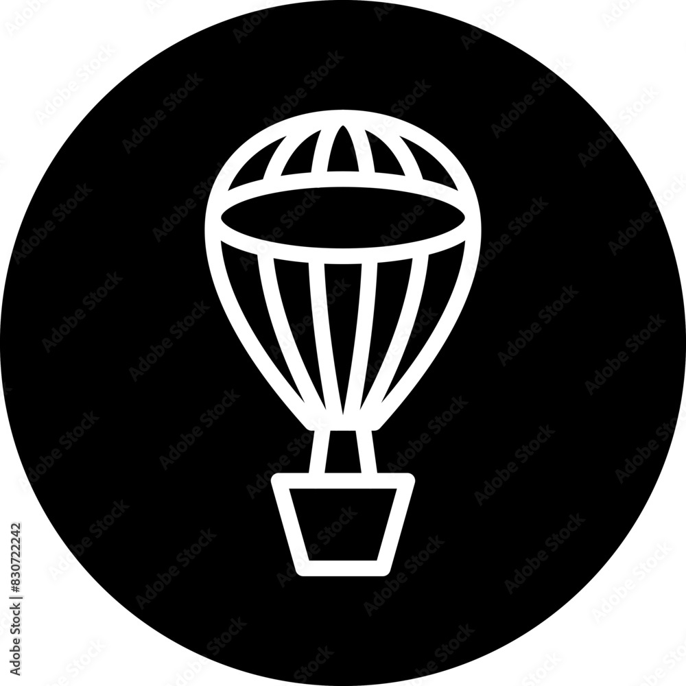 Vector Design Hot Air Balloon Icon Style Vector Design Hot Air Balloon Icon Style