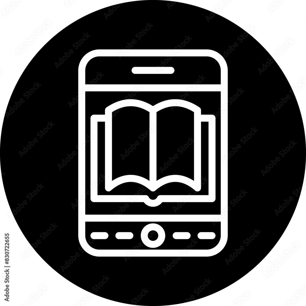Vector Design E-Book Reader Icon Style Vector Design E-Book Reader Icon Style