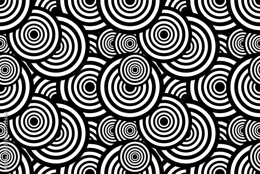 Black circle seamless pattern background Black circle seamless pattern background