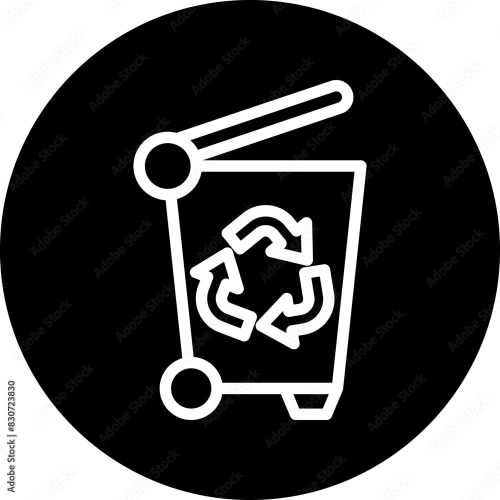 Vector Design Trash Can Icon Style Vector Design Trash Can Icon Style