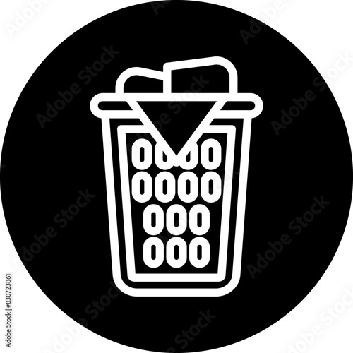 Vector Design Laundry Basket Icon Style