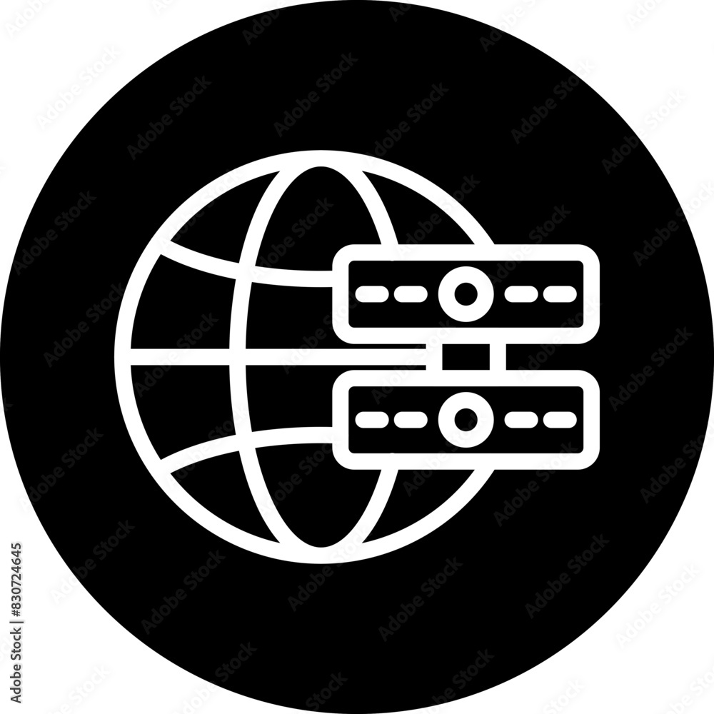 Vector Design Online Server Icon Style Vector Design Online Server Icon Style