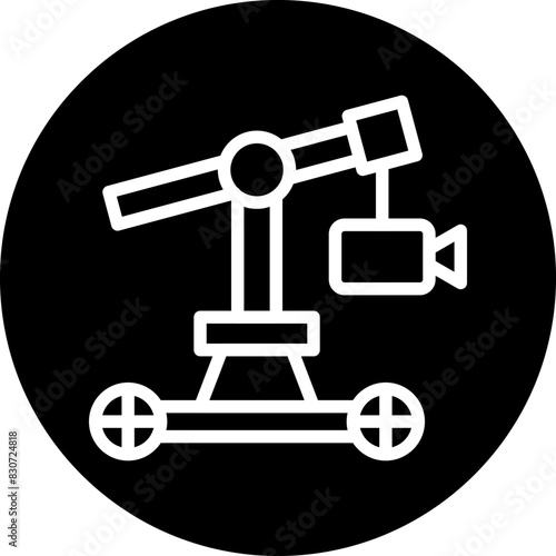 Vector Design Camera Crane Icon Style