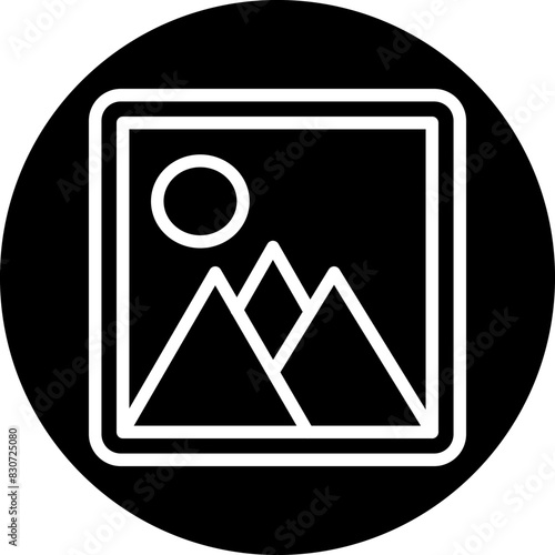 Vector Design Gallery Icon Style