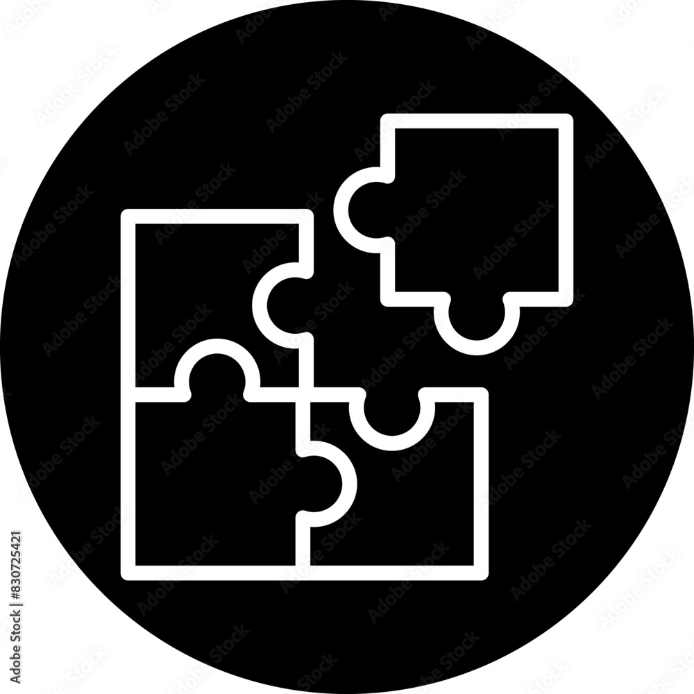 Vector Design Puzzle Icon Style Vector Design Puzzle Icon Style