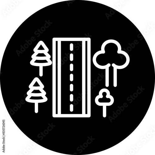 Vector Design Roadside Icon Style