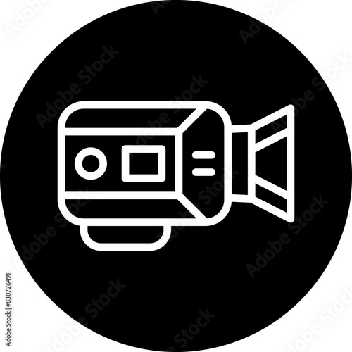 Vector Design Video Camera Icon Style