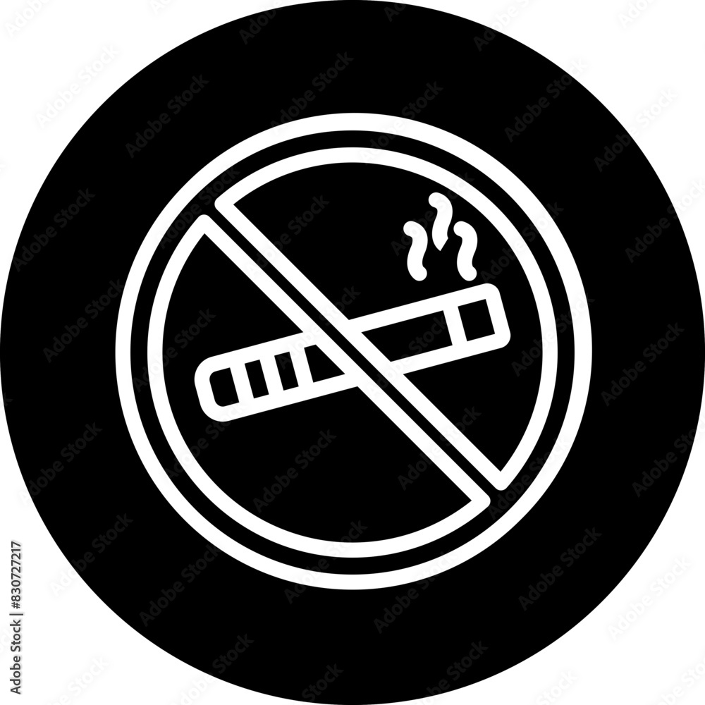 Vector Design No smoking Icon Style Vector Design No smoking Icon Style