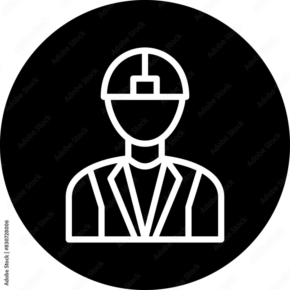 Vector Design Male Engineer Icon Style Vector Design Male Engineer Icon Style