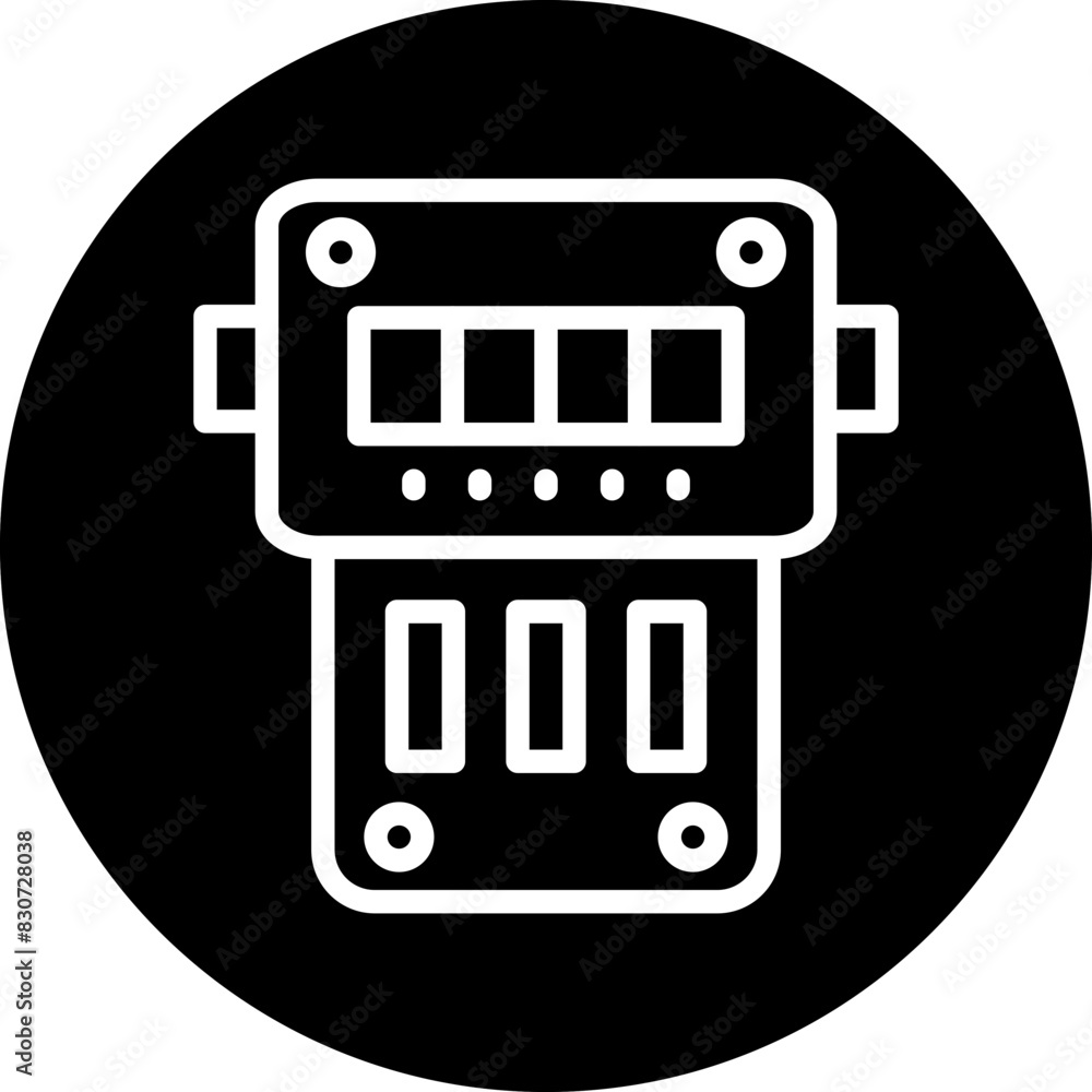 Vector Design Electric Meter Icon Style Vector Design Electric Meter Icon Style