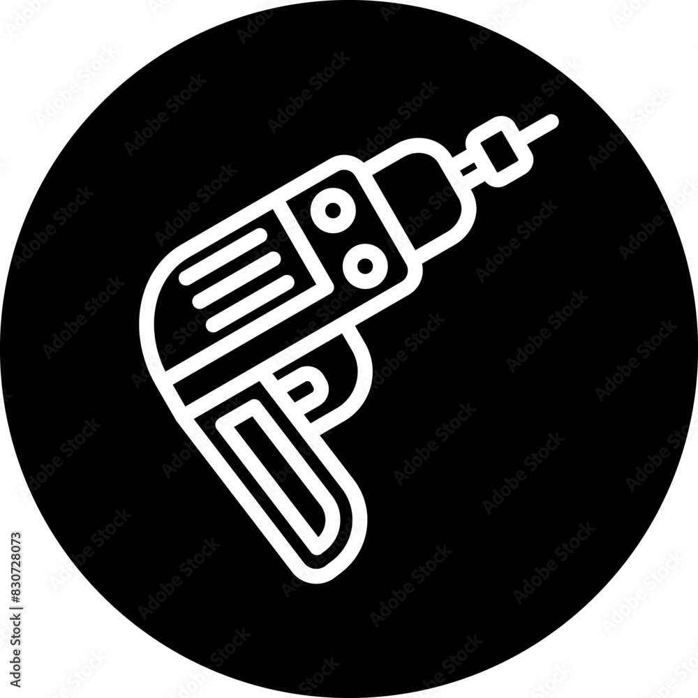Vector Design Drill Icon Style Vector Design Drill Icon Style