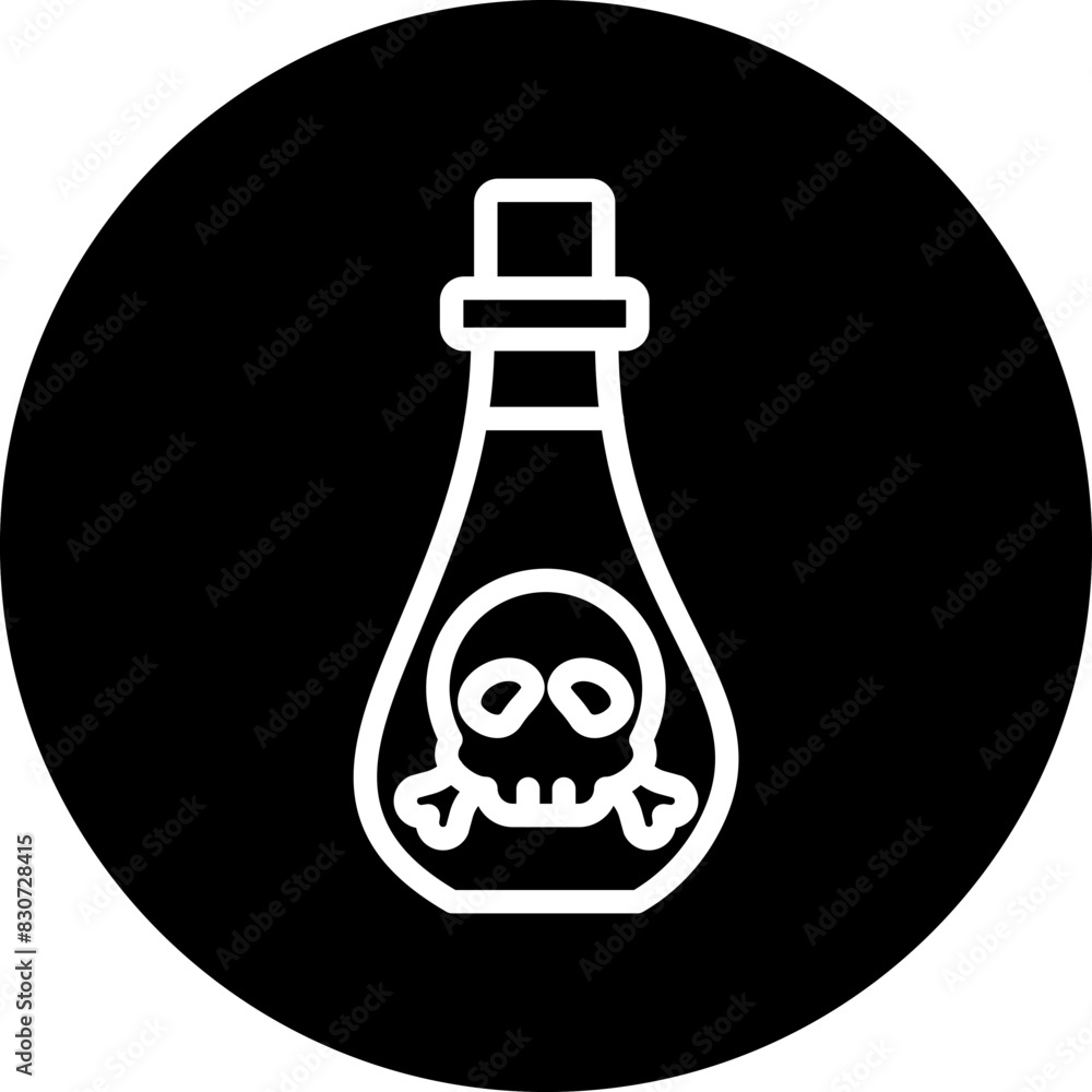 Vector Design Poison Icon Style Vector Design Poison Icon Style