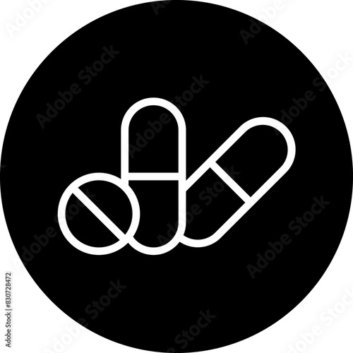 Vector Design Pills Icon Style