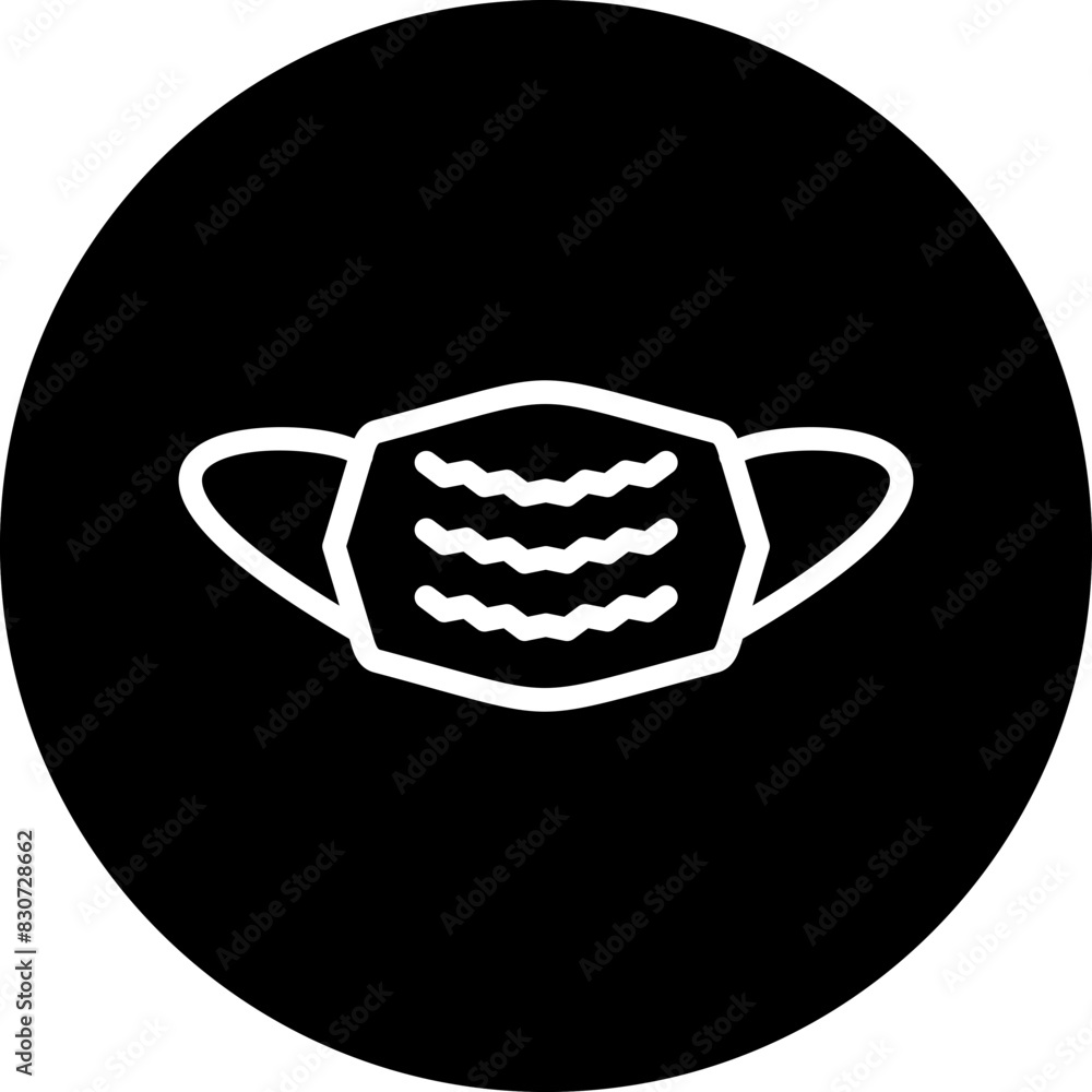 Vector Design Medical Mask Icon Style Vector Design Medical Mask Icon Style