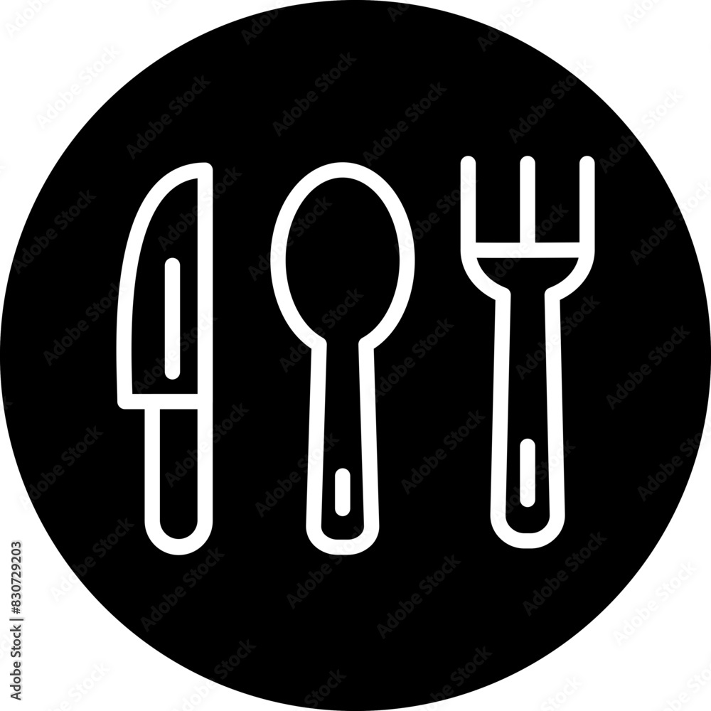 Vector Design Cutlery Icon Style Vector Design Cutlery Icon Style