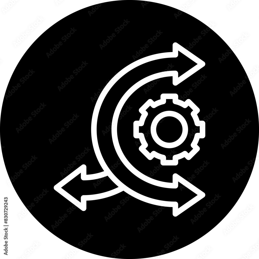 Vector Design Agile Icon Style Vector Design Agile Icon Style