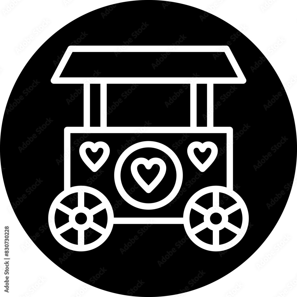 Vector Design Donation Stall Icon Style Vector Design Donation Stall Icon Style