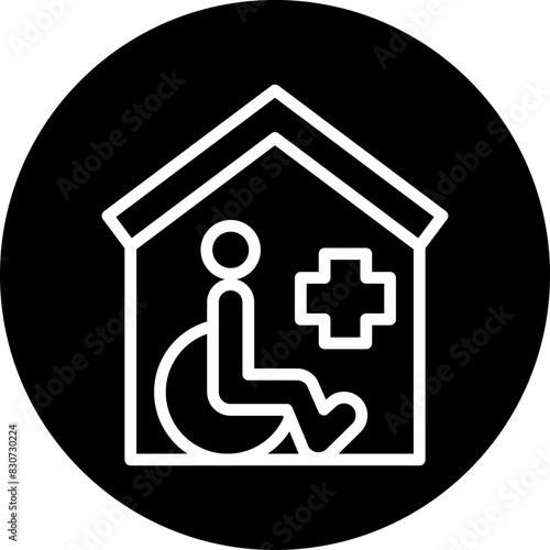 Vector Design Hospice Icon Style