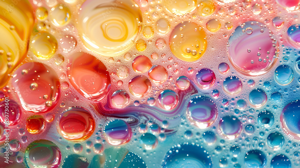 A vibrant and colorful abstract background with bubbles in various sizes and colors. Perfect for use in designs, presentations
A vibrant and colorful abstract background with bubbles in various sizes and colors. Perfect for use in designs, presentations