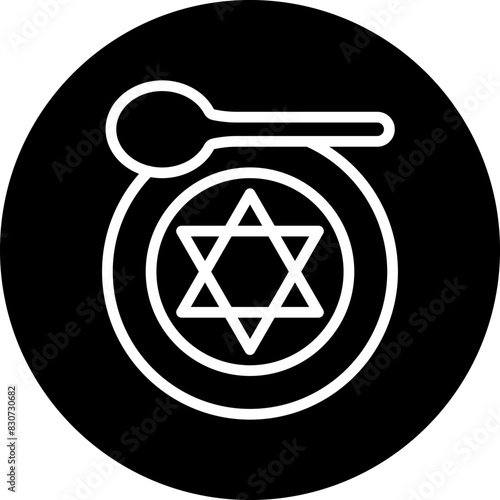 Vector Design Kosher Icon Style
