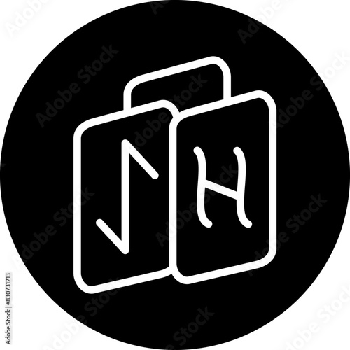 Vector Design Runes Icon Style
