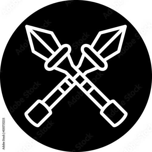 Vector Design Spear Icon Style