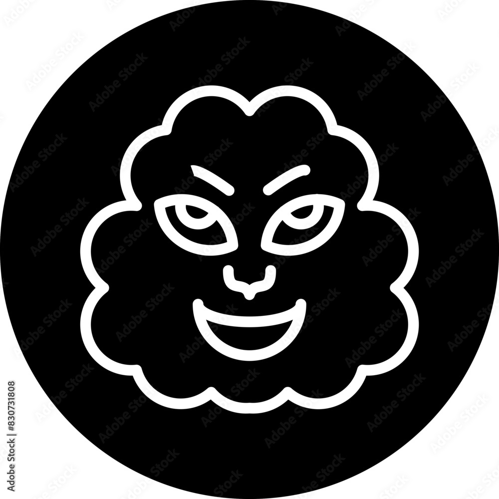 Fototapeta premium Vector Design Wind Face Icon Style