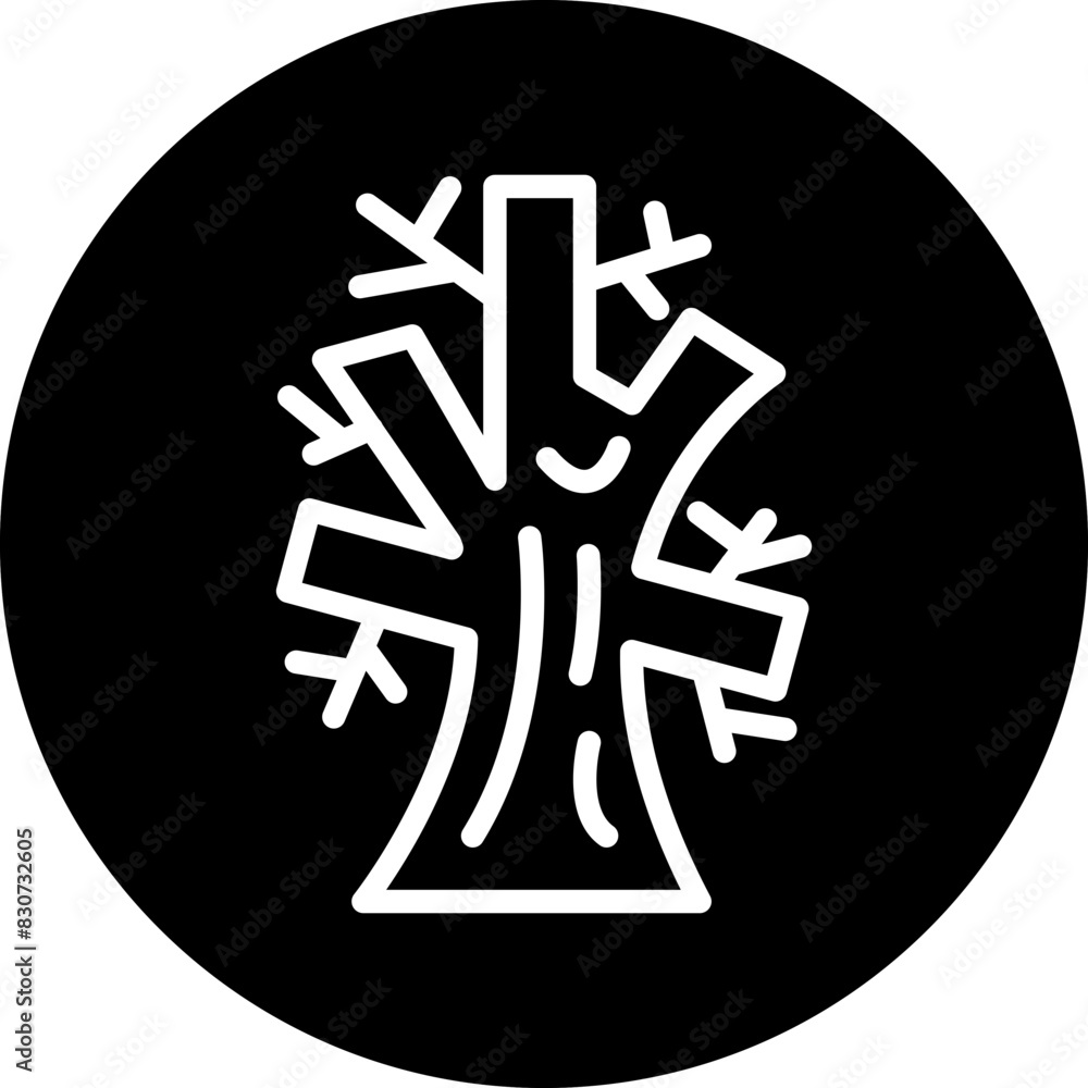 Vector Design Autumn Tree Icon Style Vector Design Autumn Tree Icon Style