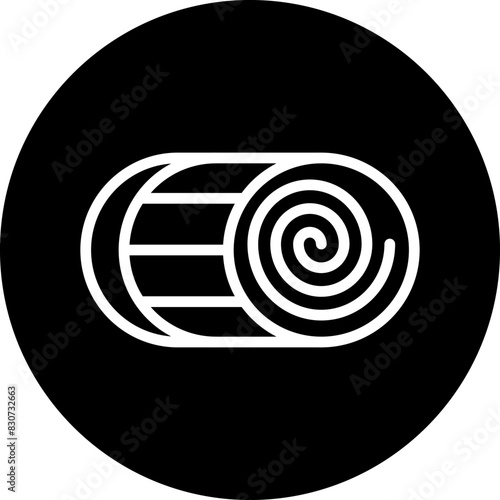 Vector Design Hay Bale Icon Style