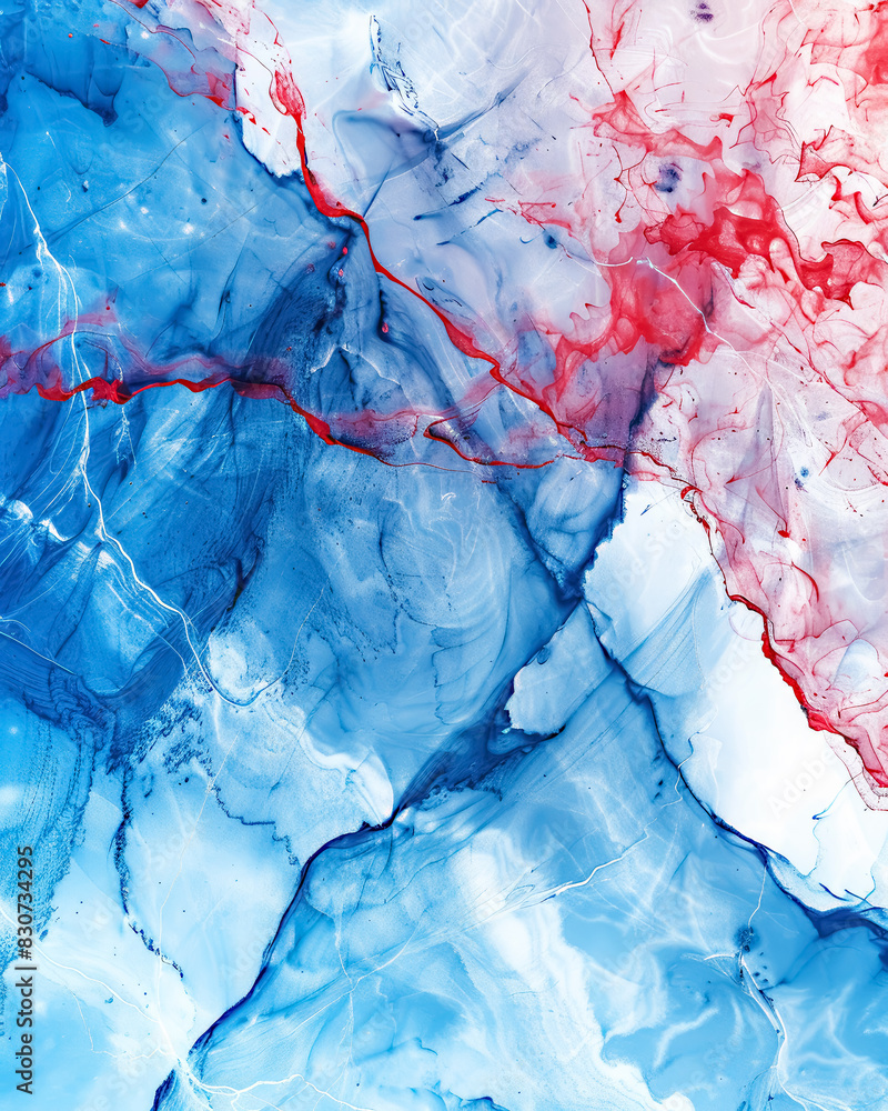 Abstract Red Blue Patriotic Background Texture