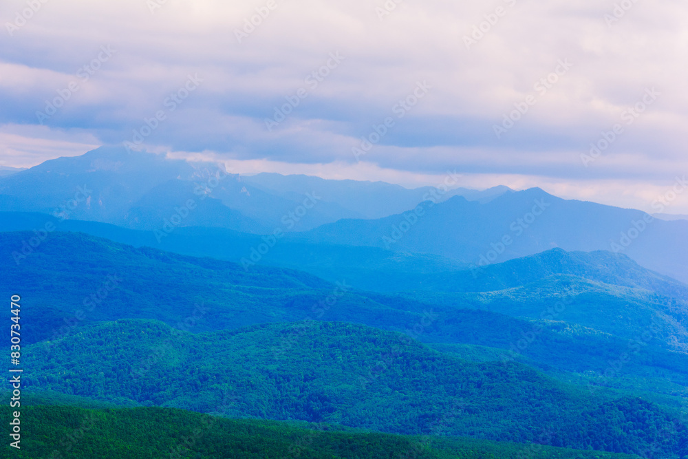 Beautiful Summer landscape in the mountains of Adygea