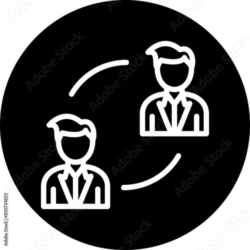 Vector Design P2P Lending Icon Style