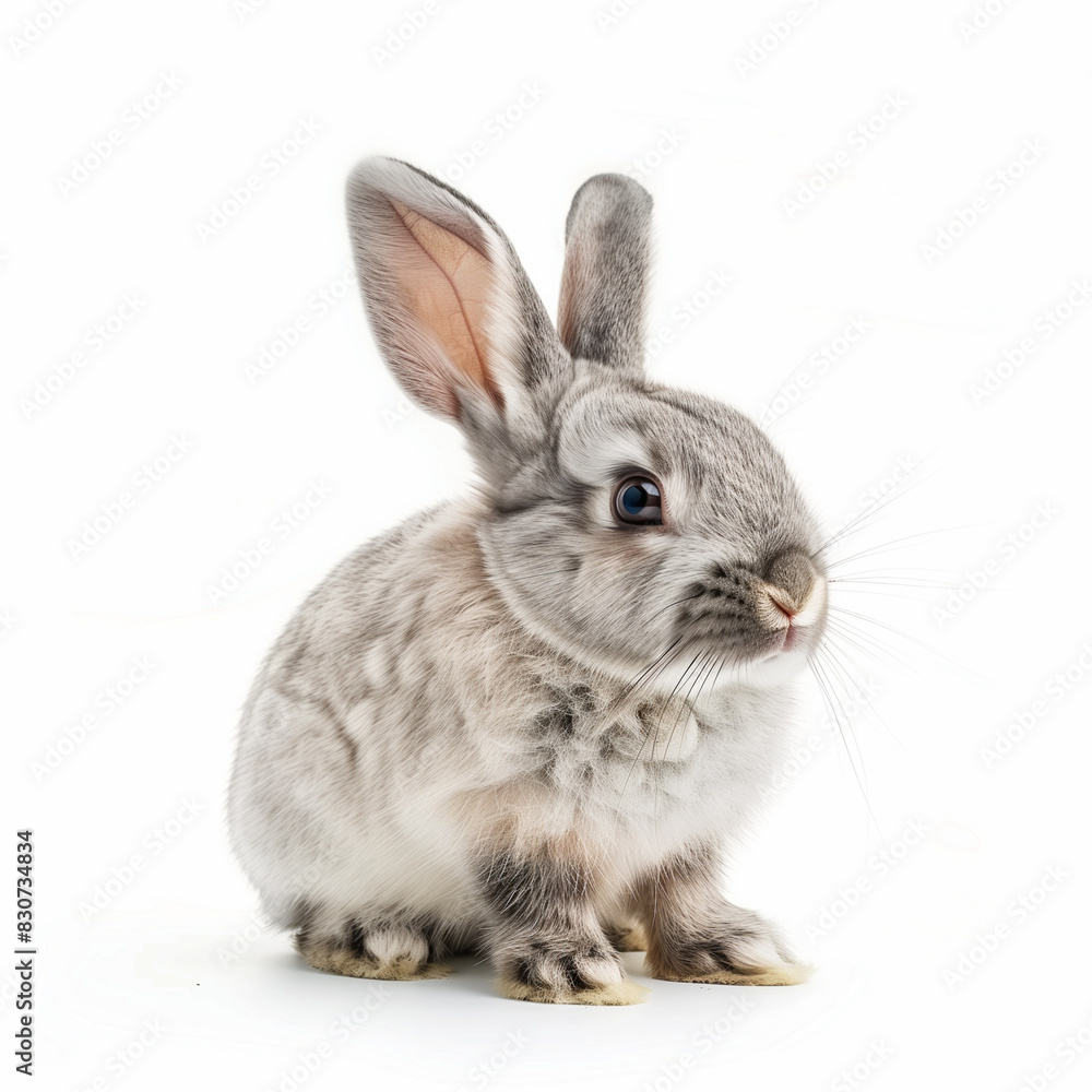 Little rabbit on white background Little rabbit on white background