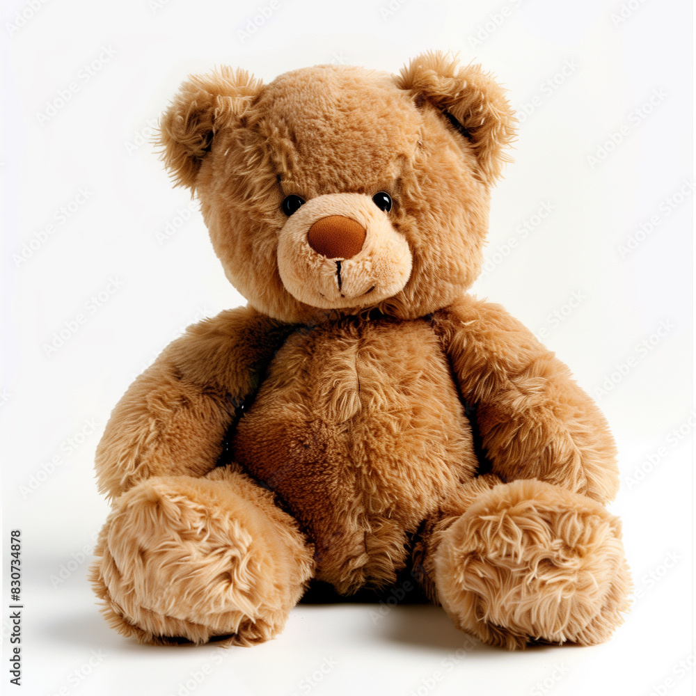 Obraz premium Teddy bear isolated on white