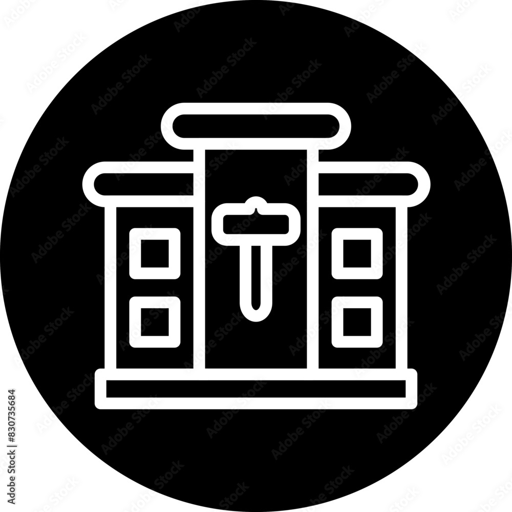 Vector Design Real Estate Auction Icon Style Vector Design Real Estate Auction Icon Style