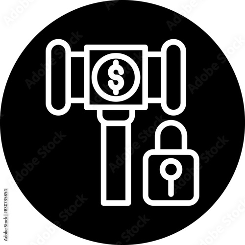 Vector Design Private Auction Icon Style