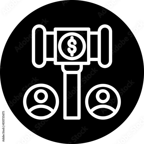 Vector Design Public Auction Icon Style