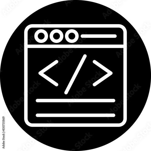 Vector Design Code Icon Style