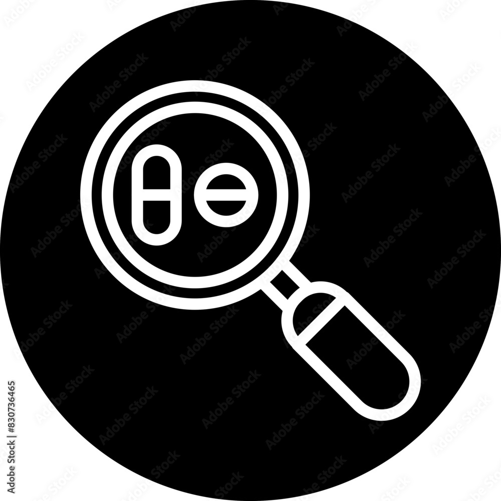 Vector Design Drug Discovery Icon Style Vector Design Drug Discovery Icon Style