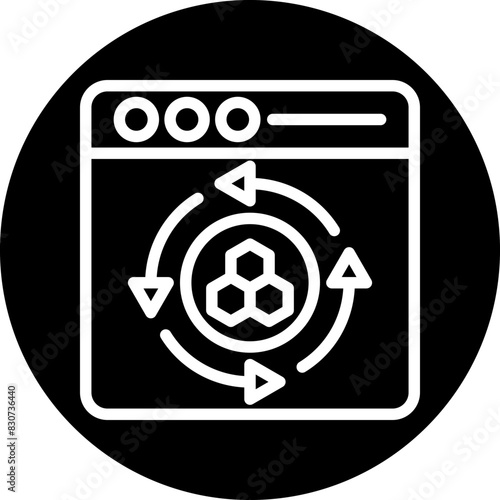 Vector Design Cell Reprogramming Icon Style photo