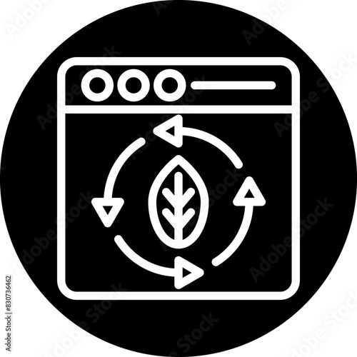 Vector Design Continuous Updating Icon Style