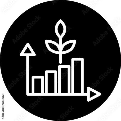 Vector Design Material Grown Icon Style