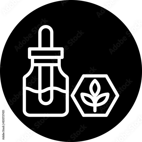 Vector Design Cbd Oil Icon Style