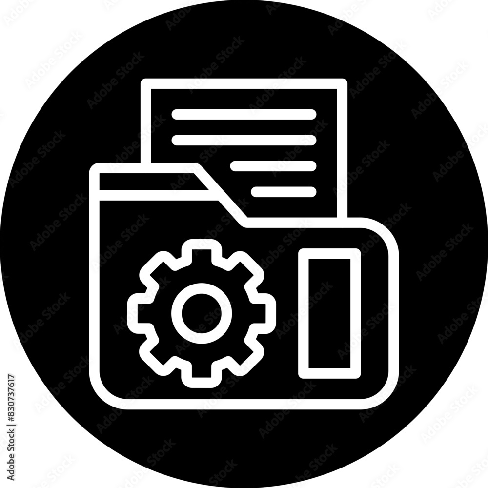 Vector Design Documents Management Icon Style Vector Design Documents Management Icon Style