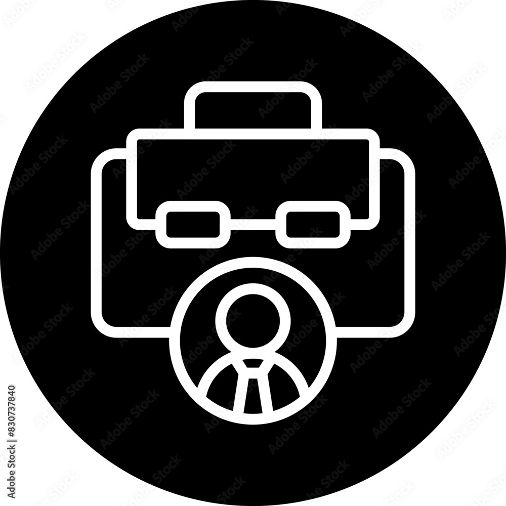 Vector Design Business Profile Icon Style Vector Design Business Profile Icon Style
