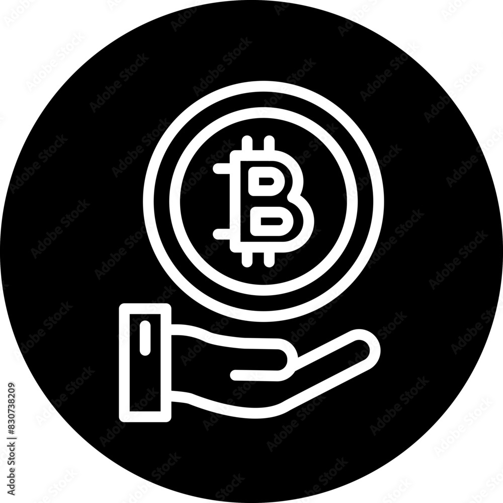 Vector Design Cryptocurrency Icon Style Vector Design Cryptocurrency Icon Style